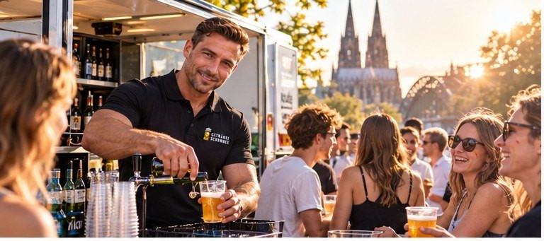 Studentenfeier mit Getränke Schommer